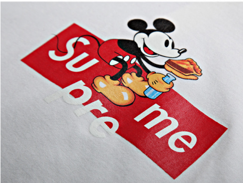 Supreme mickey mouse box hot sale logo