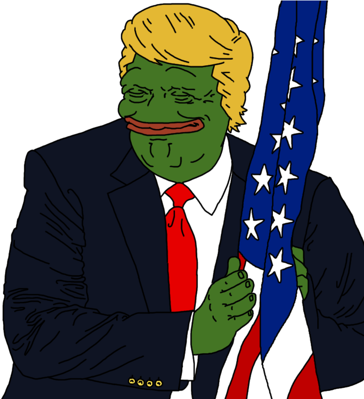 Http - //i - Imgur - Com/okmswnl - Donald Trump Pepe Flag (800x800), Png Download