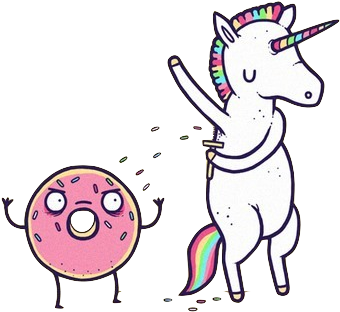 Download Unicorn Horn Humour Pegasus We Heart It - Fondos De Pantalla Unicornios  Animados PNG Image with No Background 