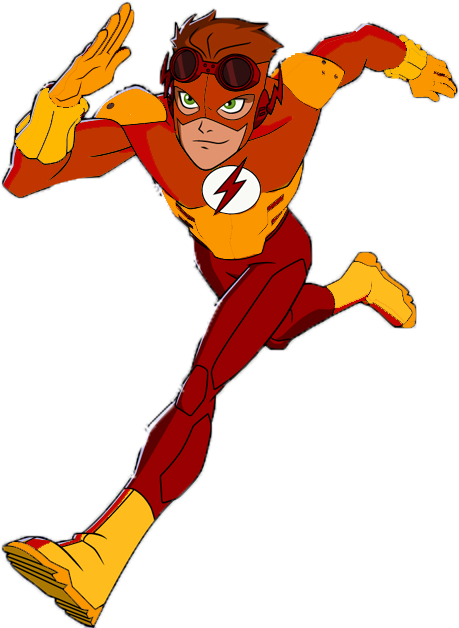 Kid Flash Png Transparent Image - Justicia Joven Cartoon Network (1000x700), Png Download