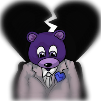 Kanye West Heartless Bear (348x348), Png Download