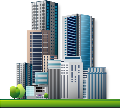 Growing Mk Icon - Tower Block (417x417), Png Download