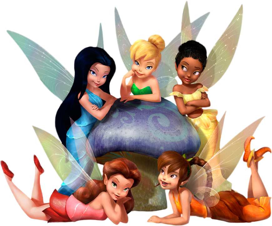 Tinkerbell And Disney Fairies Png Clipart - Disney Fairies Tinker Bell Png (931x755), Png Download