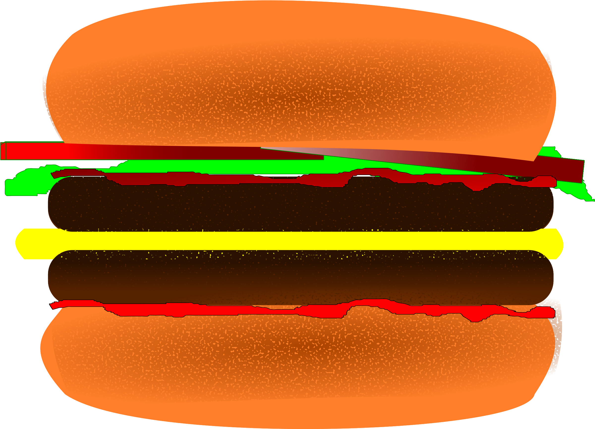 Hamburger Vector Svg (900x681), Png Download
