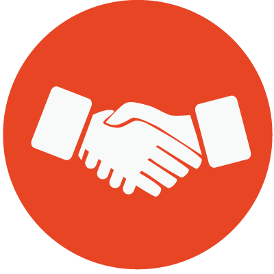 Png Handshake Icon - Shake Hands Icon Red (400x400), Png Download