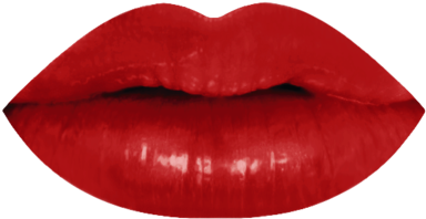 Lip Gloss -lips En Fuego - Lips With Lipstick Transparent (600x484), Png Download