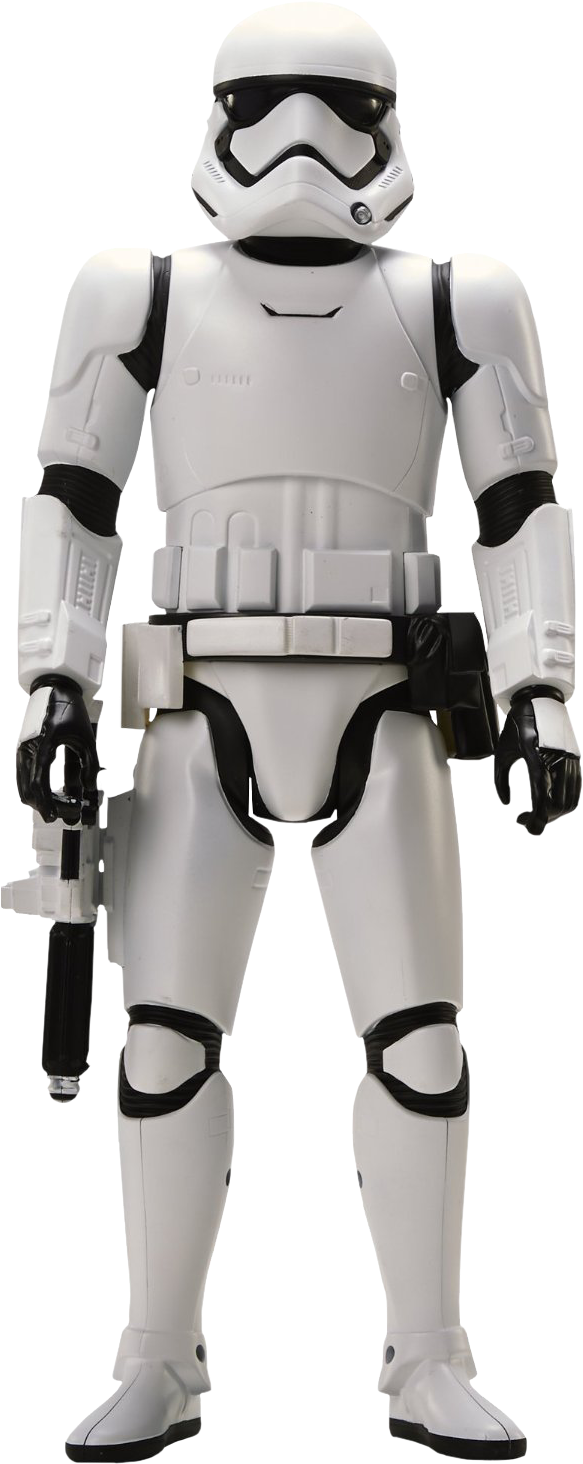 First - First Order Stormtrooper (612x1485), Png Download