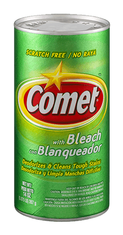 Comet® - Comet Disinfectant Cleanser With Bleach, Lemon Fresh (600x600), Png Download