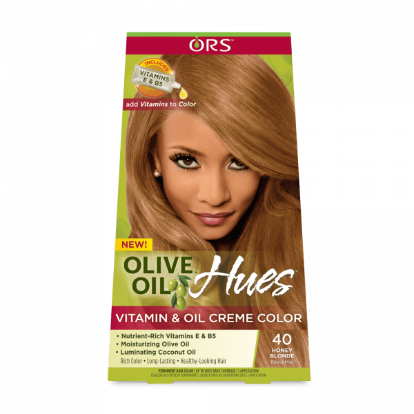 Honey Blonde - Ors Olive Oil Hues Vitamin & Oil Creme Color 40 (600x600), Png Download
