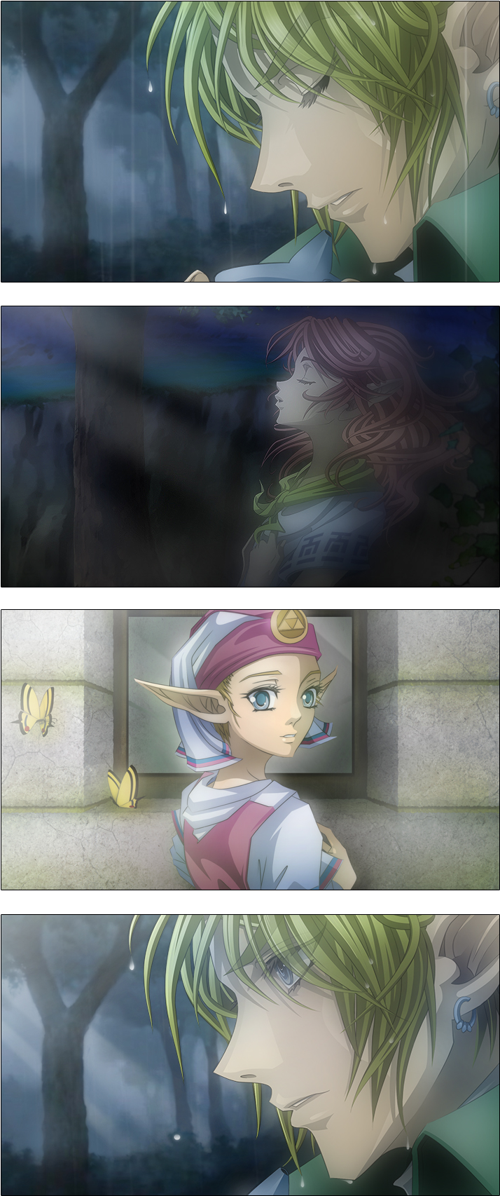 No Caption Provided - Ocarina Of Time Princess Zelda Anime (791x1781), Png Download