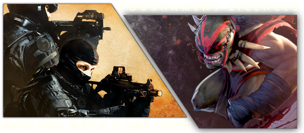 Valve Game Tournaments - Dota2 And Counter Strike (985x430), Png Download