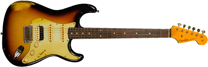 Limited Wildwood "10s" 1959 Stratocaster® Relic® - Fender Am Vintage 59 Strat 3tsb (886x300), Png Download