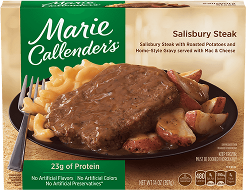 Marie Callender Salisbury Steak (500x500), Png Download