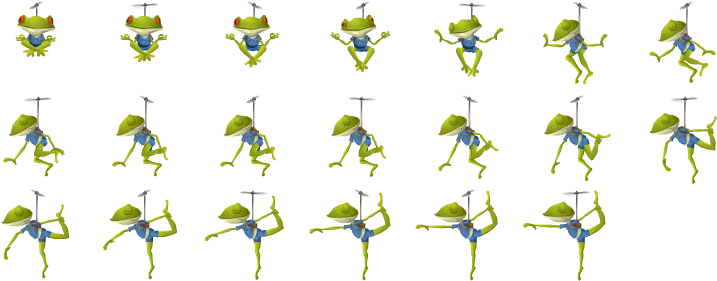 Cute Frog Graphics (756x282), Png Download