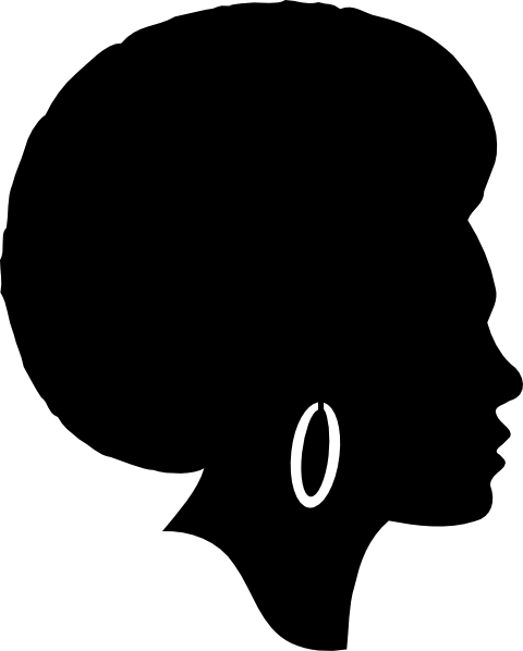 Obama Silhouette - Black Woman Silhouette Png (402x500), Png Download