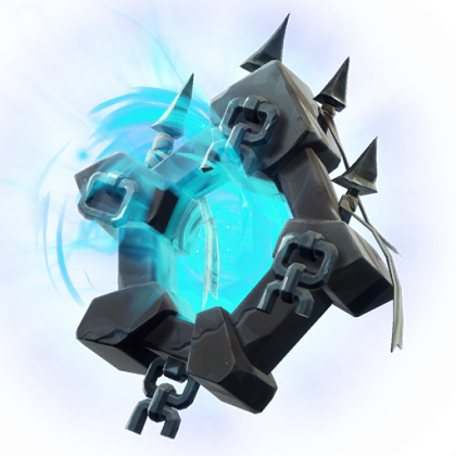 Leaks From Patch V5 - Fortnite Ghost Portal Back Bling (420x420), Png Download