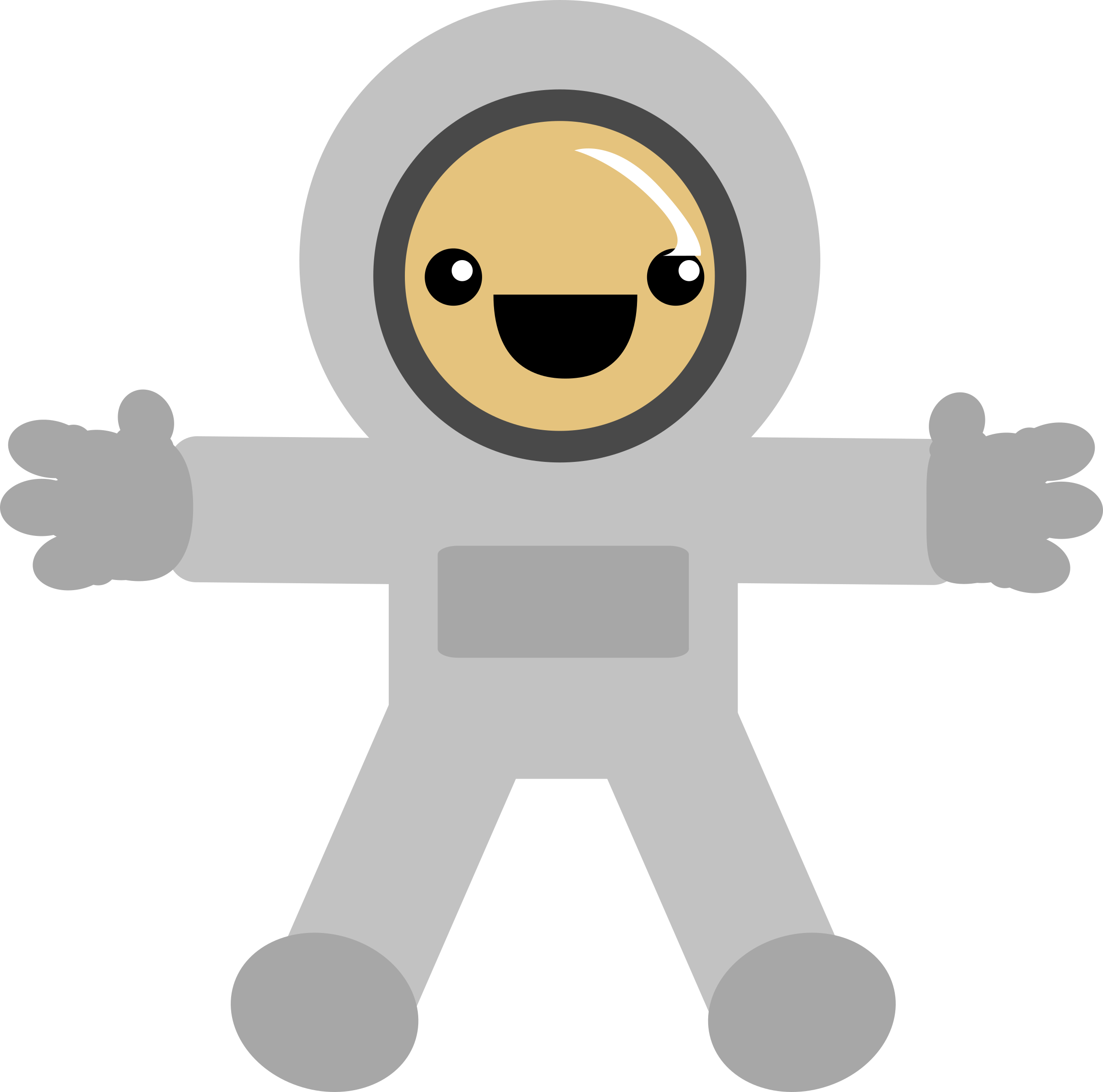 Astronaut Clipart Png - Astronaut Clipart Transparent (2400x2376), Png Download
