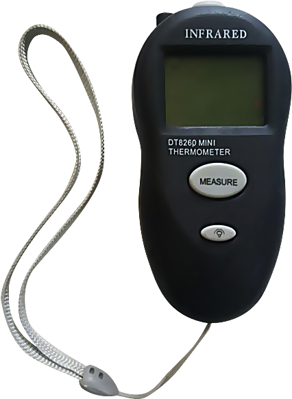 Infrared Thermometer 1 - Tachometer (520x520), Png Download