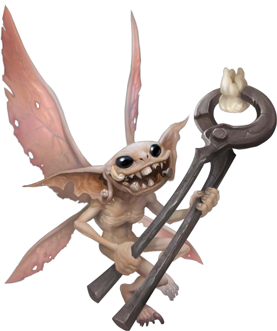 Tooth - Fairy - Evil Fairy Png (565x675), Png Download