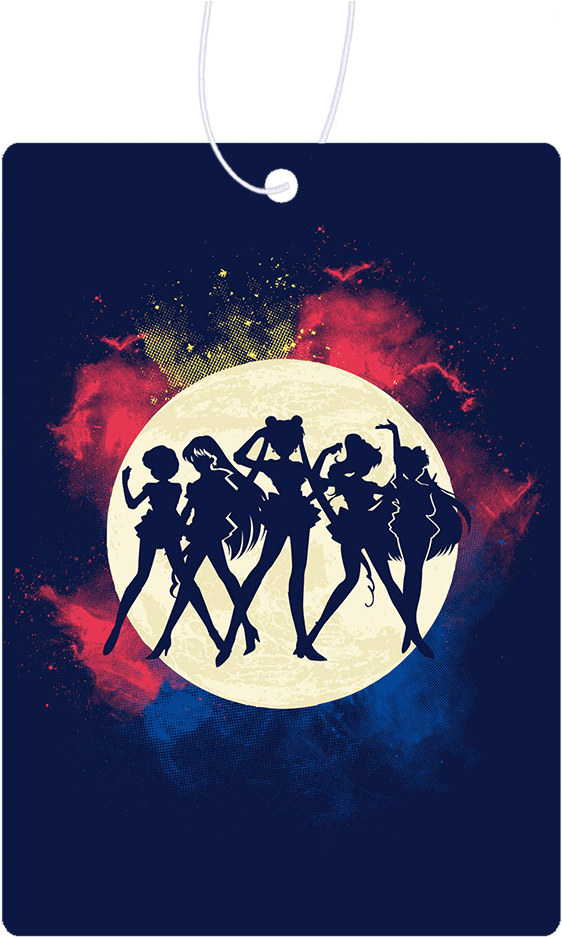 Sailor Moon Team Space Air Freshener - Big Size Pair Sailor Moon And Friends Super Cute Ear (1000x1000), Png Download