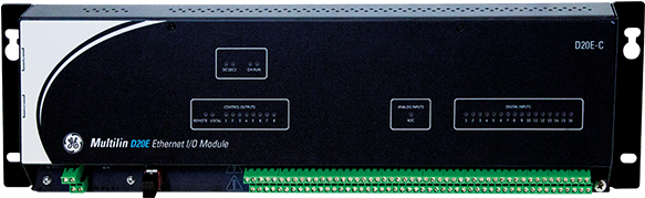 Multilin D20e Ethernet I/o Module - Electronic Component (600x209), Png Download