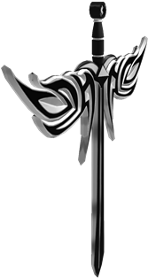 Black And White Sword (420x420), Png Download