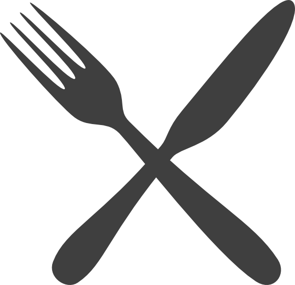 Fork Clipart Png - Knife And Fork Clip Art (600x579), Png Download