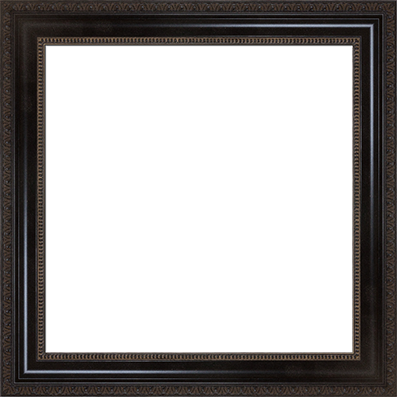 Heirloom Antique Ornate Black Frame - Picture Frame (397x397), Png Download