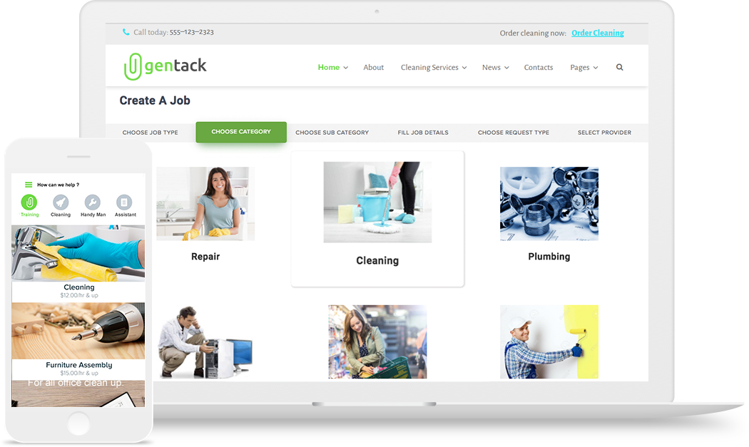 Service Marketplace - Demand Service Marketplace Script (1050x627), Png Download