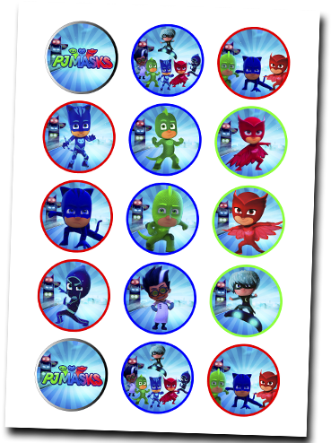 Pj Masks Or (30x - Cupcake (500x500), Png Download