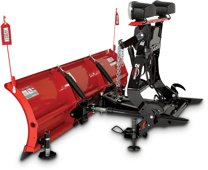 Midweight Back - Western Pro Plus Plow Mount (1270x714), Png Download