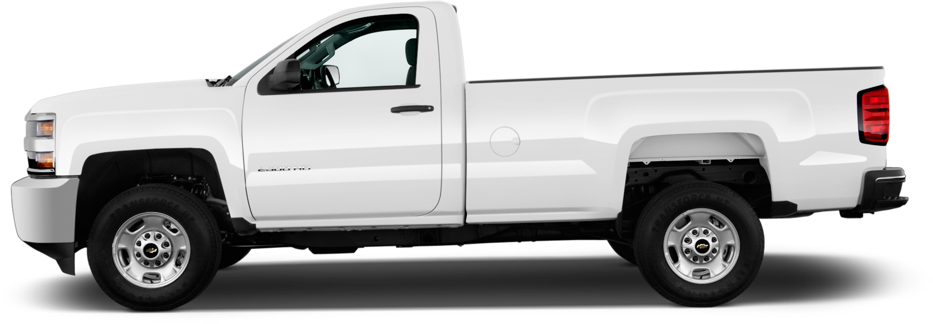Chevy Drawing Single Cab - 2018 Chevy Silverado Side (2048x1360), Png Download