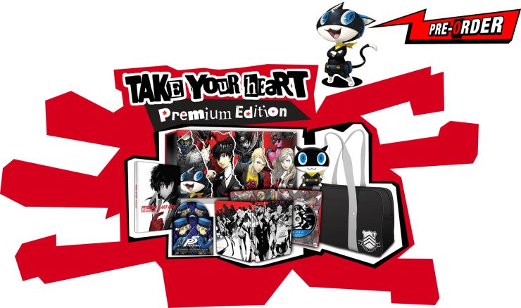 'persona 5' Release Date, Storyline - Persona 5 Take Your Heart Premium Edition [ps4 Game] (740x438), Png Download