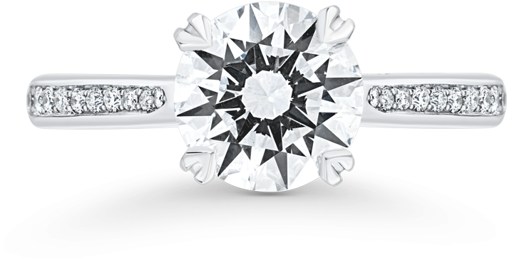 11 01 2076 Solitaire Engagement Ring - Engagement Ring (1699x1699), Png Download
