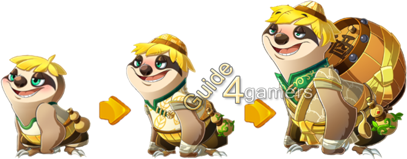 Kung Fu Pets Drunken Sloth Growth - Drunk Kung Fu (850x340), Png Download
