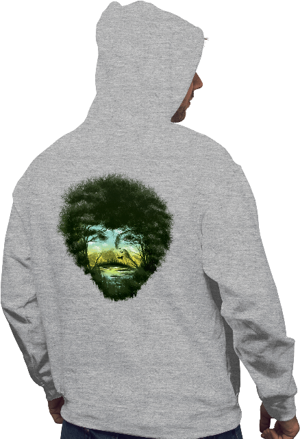 Bob Ross - Hoodie (650x650), Png Download