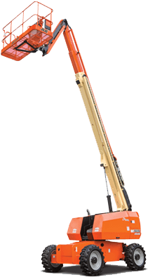 Telescopic Boom Lift Png - Boom Lift With A Jib (500x400), Png Download