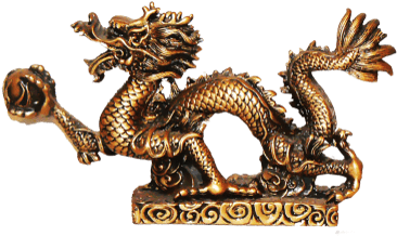 Dragon Figure - China Dragon Statue (400x400), Png Download