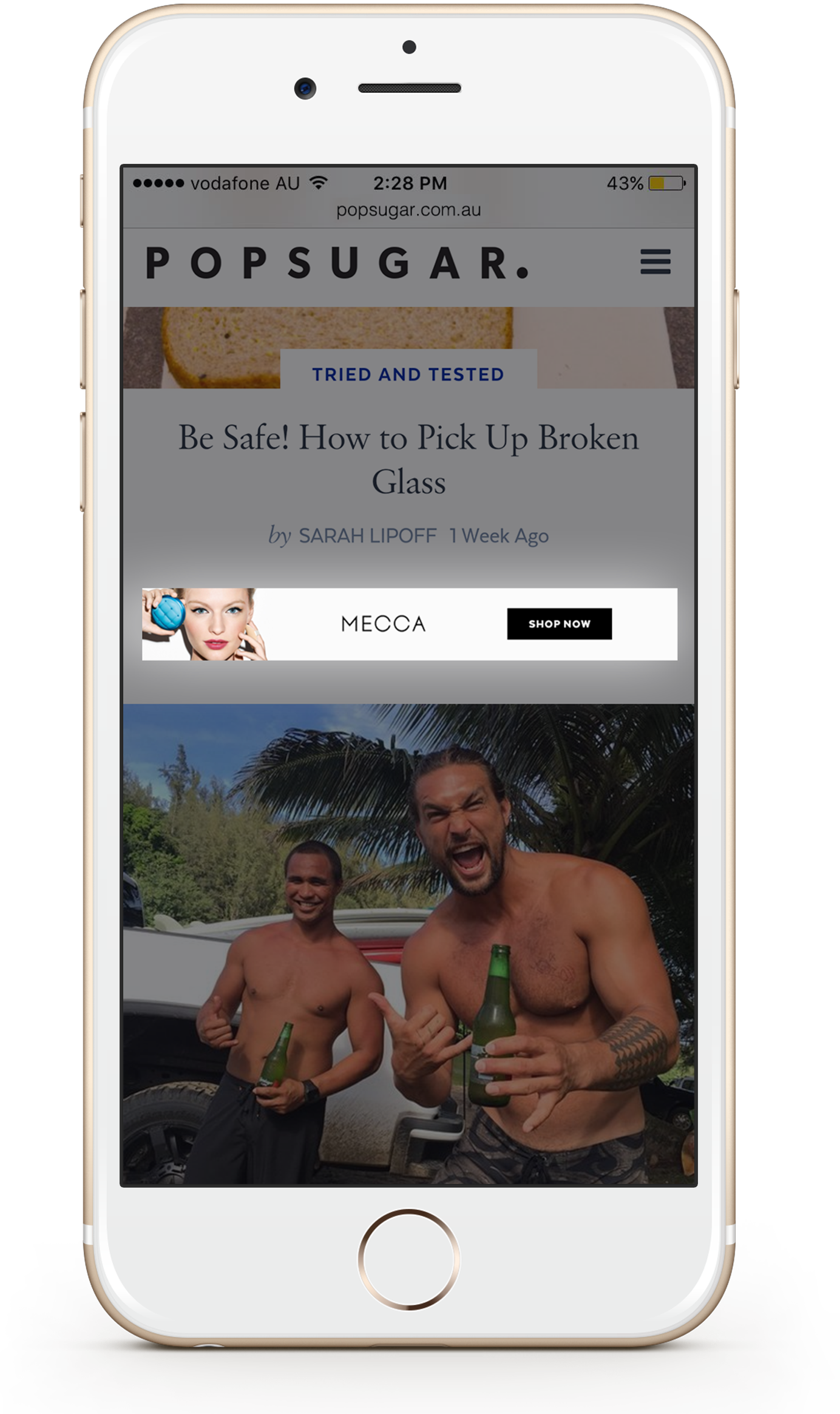 The Mobile Filmstrip Has Four Different "slides" Allowing - Jason Momoa (1384x2330), Png Download