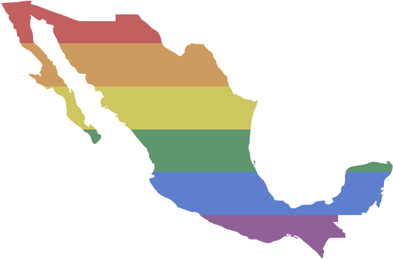 Lgbt Mexico - Mexico Mapa Png (600x600), Png Download