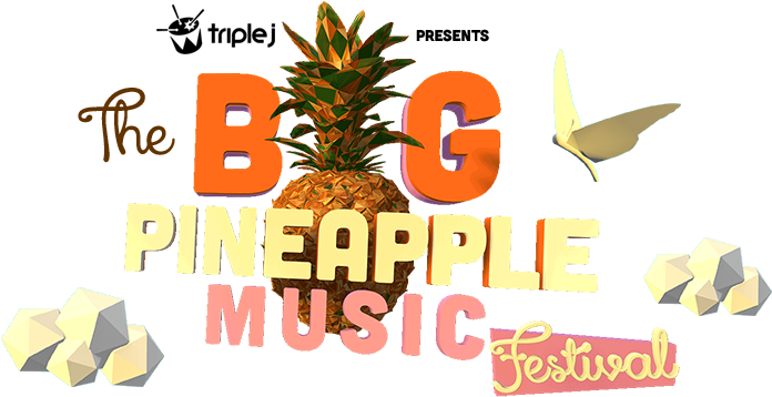 Big Pineapple Music Festival Logo - Triple J (761x384), Png Download