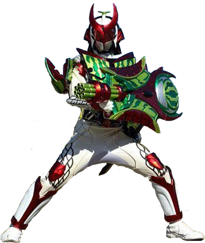 Zangetsu Watermelon - Gaim Watermelon Arms (401x474), Png Download