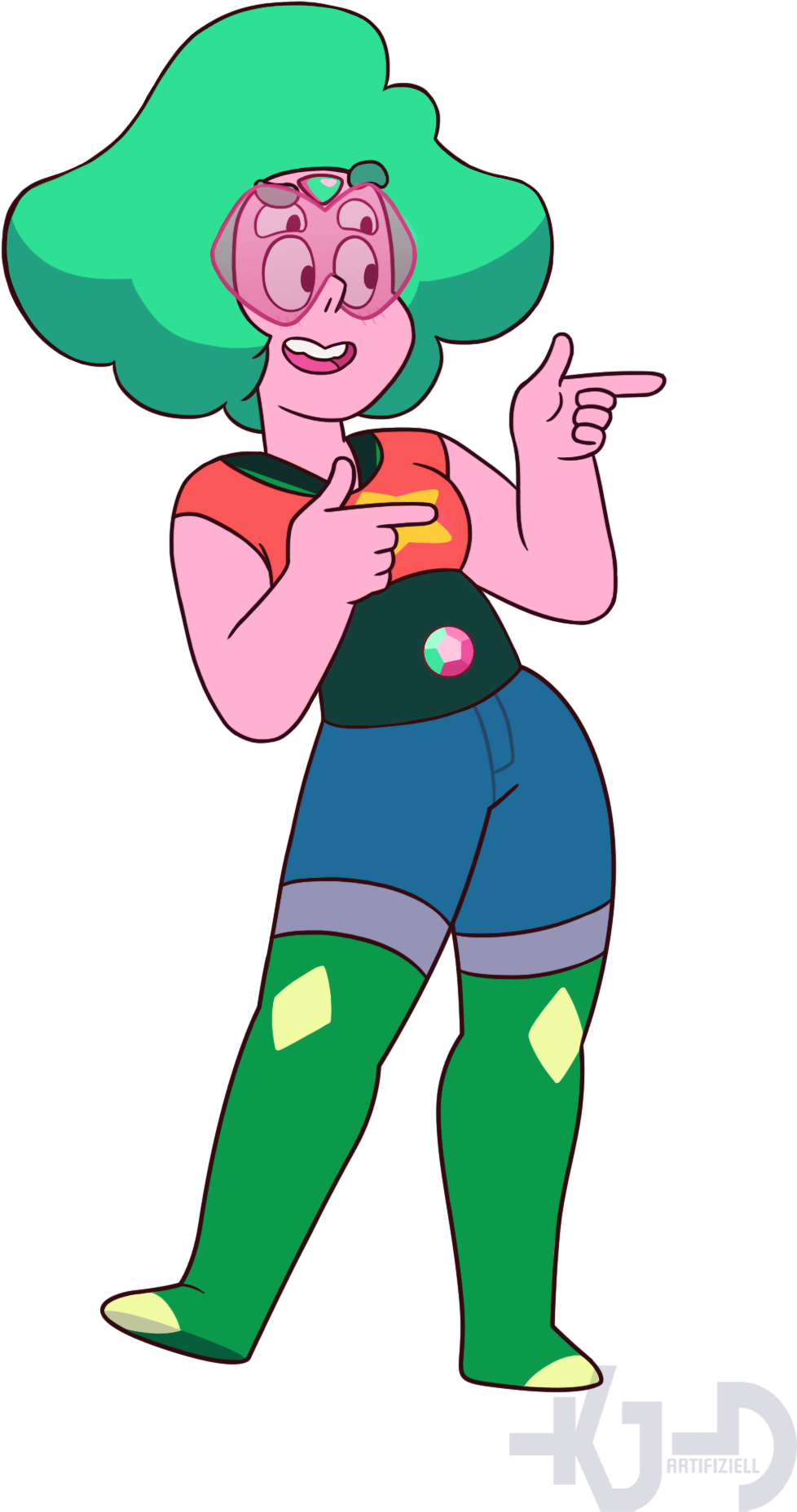Watermelon - Png - Steven Universe Melon Quartz (1080x1920), Png Download