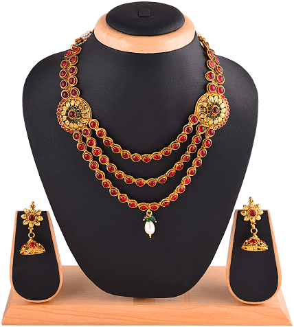 4920b - Necklace (500x500), Png Download