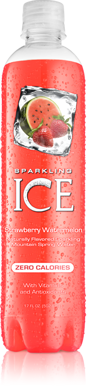 Sparkling Ice Strawberry Watermelon - Ice Sparkling Water Watermelon (179x790), Png Download