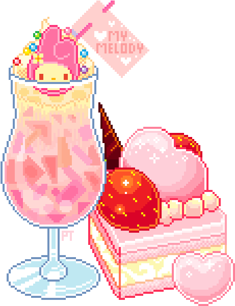 “really Craving Sugar Atm ” - Pixel Art (540x664), Png Download