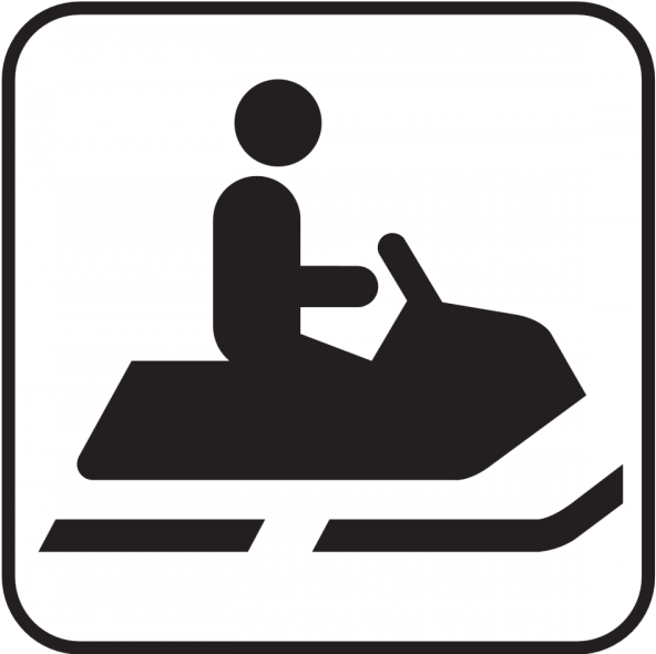 Snowmobile Safey Course - Snowmobile Crossing Novelty Sign | Indoor/outdoor | (800x589), Png Download