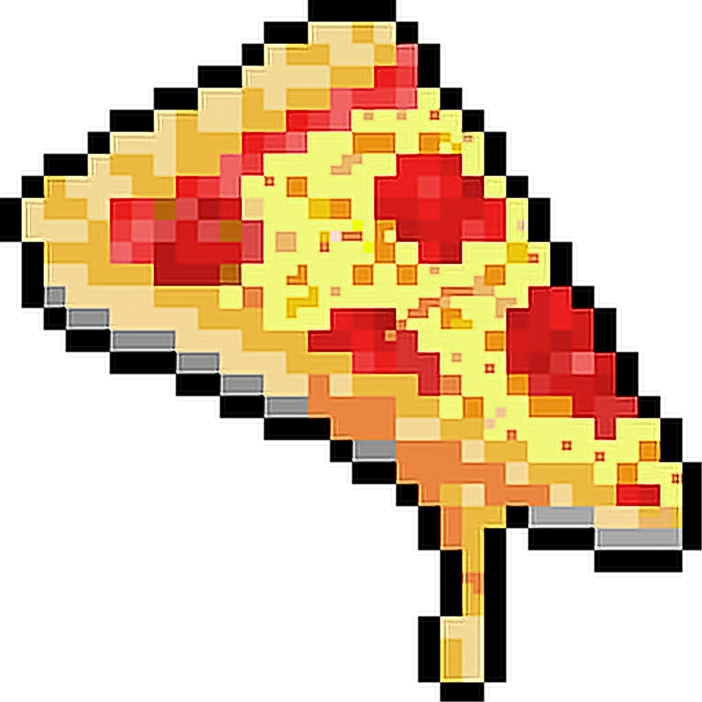 Pizza Pixel (1024x1024), Png Download