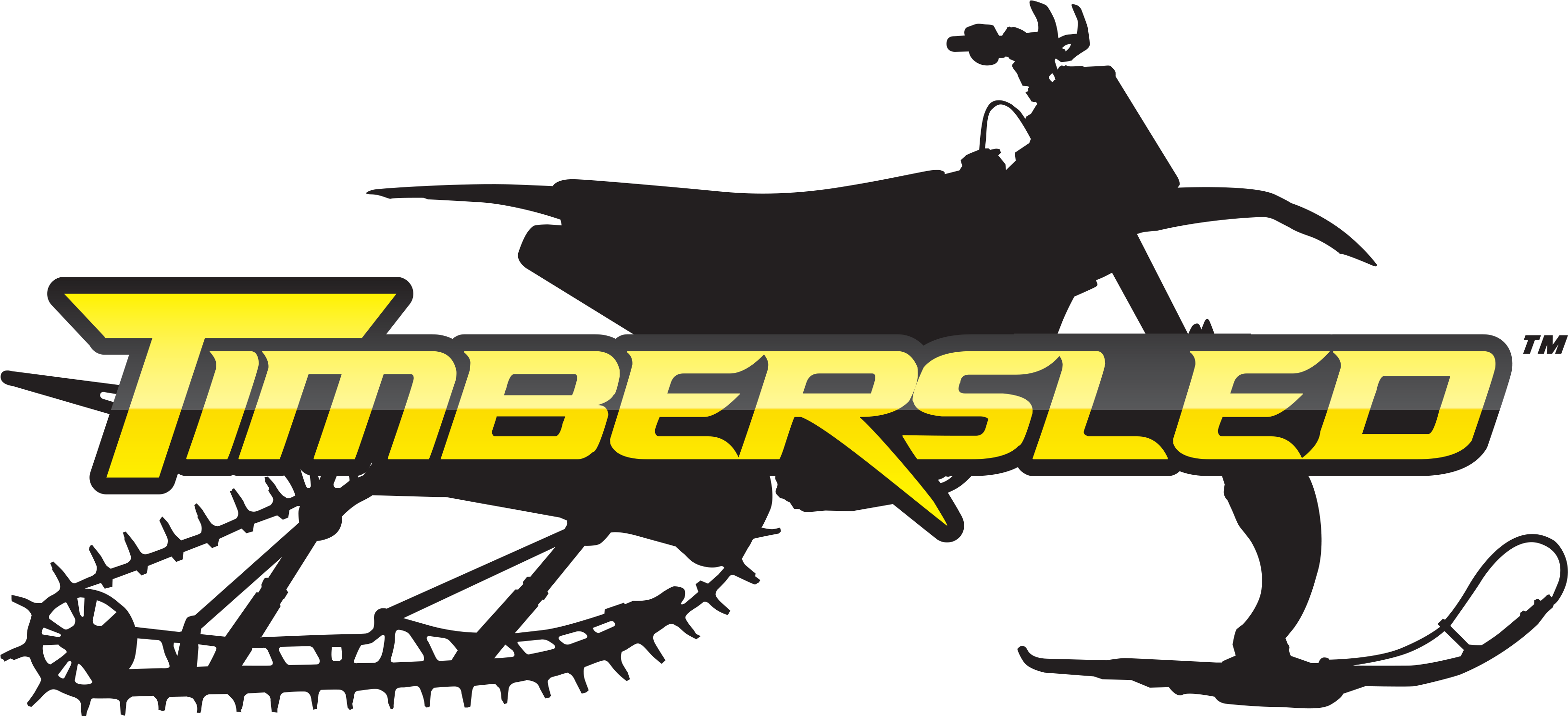 Avalanche Clipart Snowmobile - Timbersled (3300x1558), Png Download