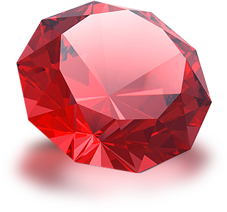 July - Ruby - Red Diamond Clipart (353x353), Png Download
